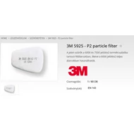 3m 5925 p2 szűrőbetét, előszűrő