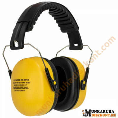 SAFELOGIC zajvédő fültok EM5001 B SNR 28dB