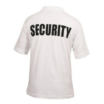 Biztonsági Őr póló fehér